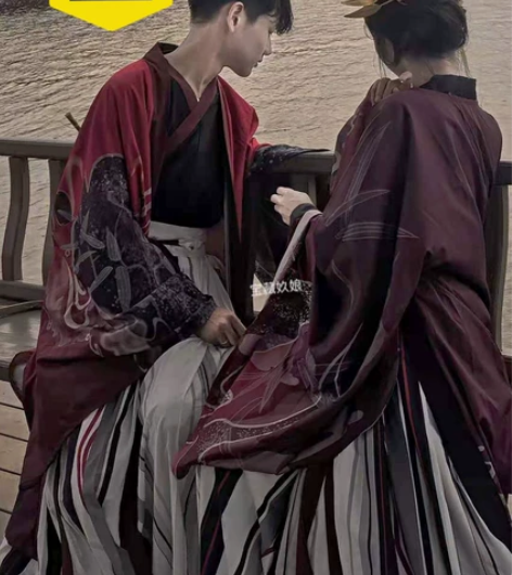 【原创推广降价】荟萃楼原创晋制汉服男女同款...