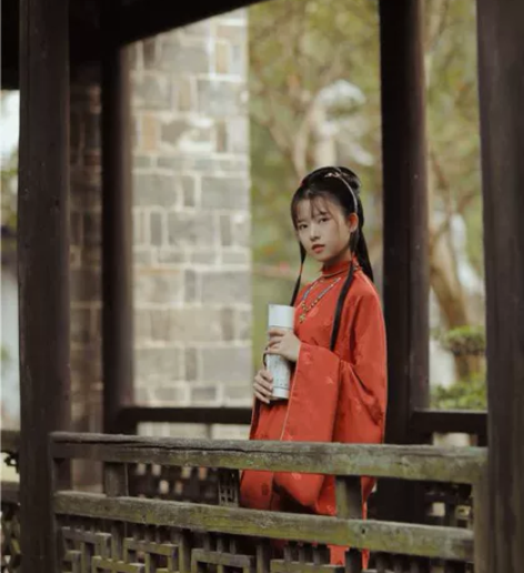 兰若庭太平有象红上袄＋是岁汉服蓝马面 s码...