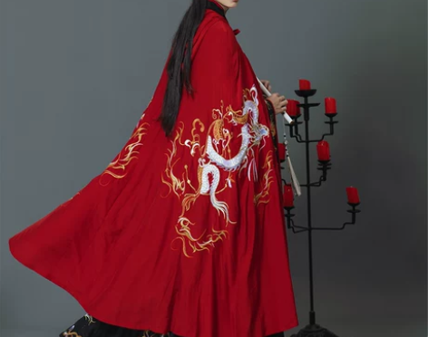 如梦霓裳X神都夜行录联名款【烛龙】汉服男神...