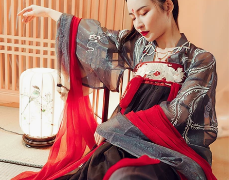 都城南庄汉服 落羽玄 齐胸襦裙原创春夏新品...