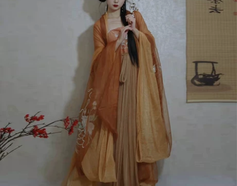 仙楚姬原创汉服女【梦璃】诃子裙汉元素大袖衫...