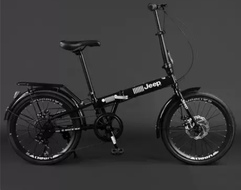 吉普折叠自行车男女士超轻便携可放车后备箱成...