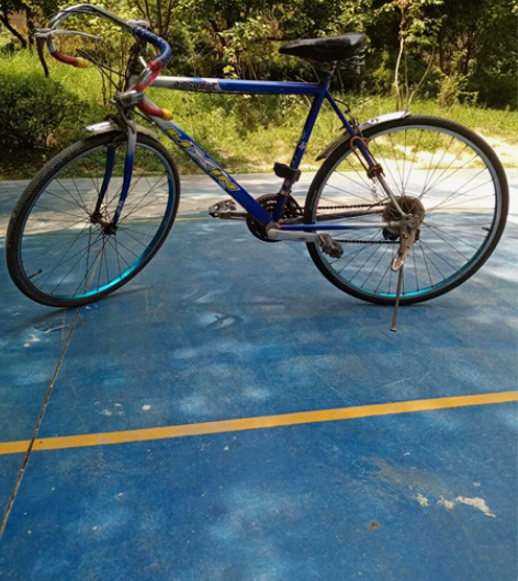 公路赛变速自行车，骑行速度快，现在用不上了...