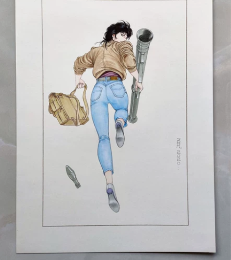 北条司 城市猎人 手绘原画 城市猎人阿香规...