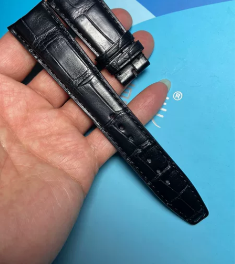 适用万国IWC鳄鱼皮手表带葡七美洲鳄鱼皮手...
