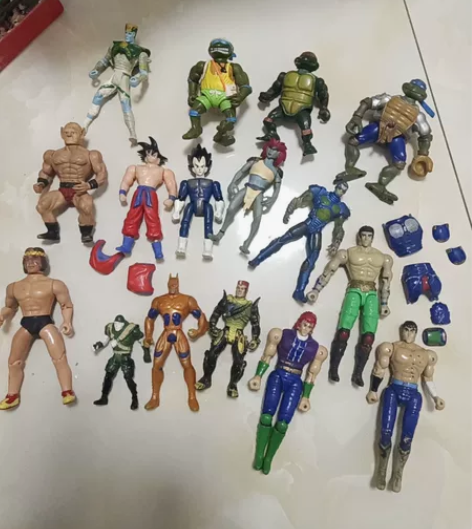 老玩具 七龙珠 北斗神拳 忍者神龟 蝙蝠侠...