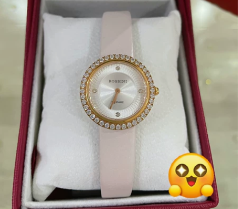 罗西尼Rossini钻石女表几乎全新，走时...