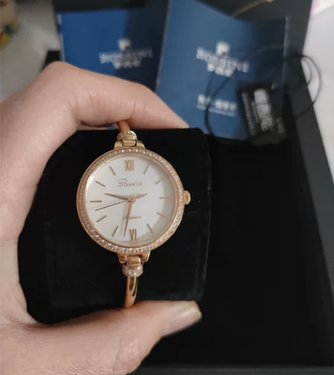 罗西尼手表风石英手链女表，全新，只带过一次...