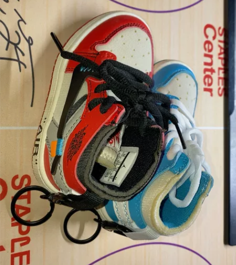 ajow红蓝鸳鸯童鞋挂件 非zp 11cm...