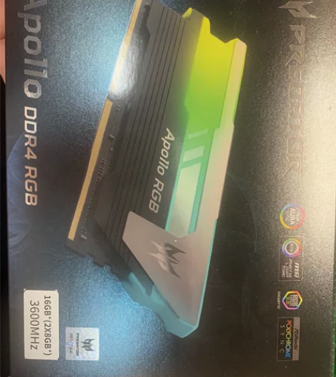 宏碁 掠夺者 内存 阿波罗 三星bdie颗...