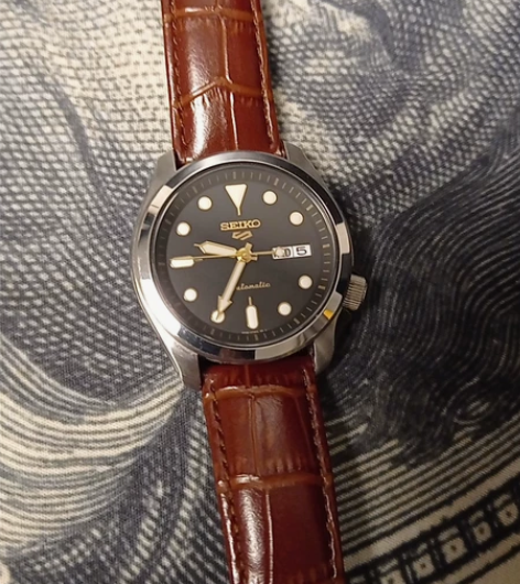 新款SEIKO精工5号手表男日本防水自动机...