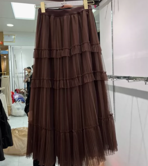 包邮 春季网纱裙蛋糕裙38 全新样版两件 ...