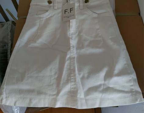 牛仔半身裙女初秋高腰显瘦裙子港风水洗A字裙...