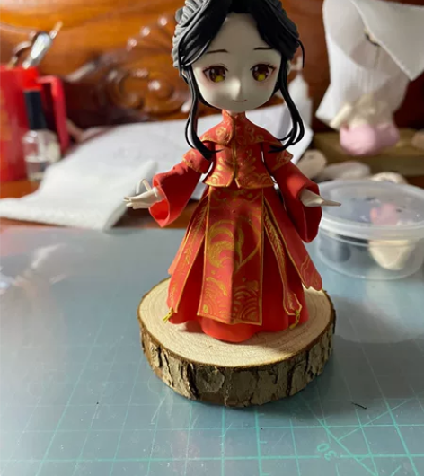 超轻粘土手办，天官赐福Q牌谢怜婚服。 制作...