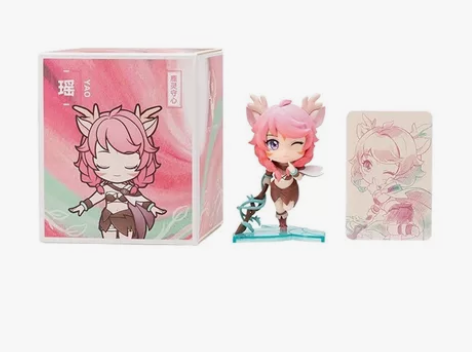 【全新官方直发】王者荣耀鹿灵守心瑶Q版手办...