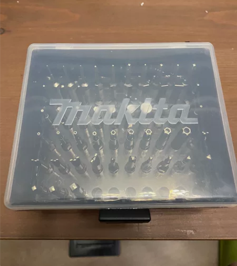 牧田零件盒自己DIY的放批头的，50mm长...