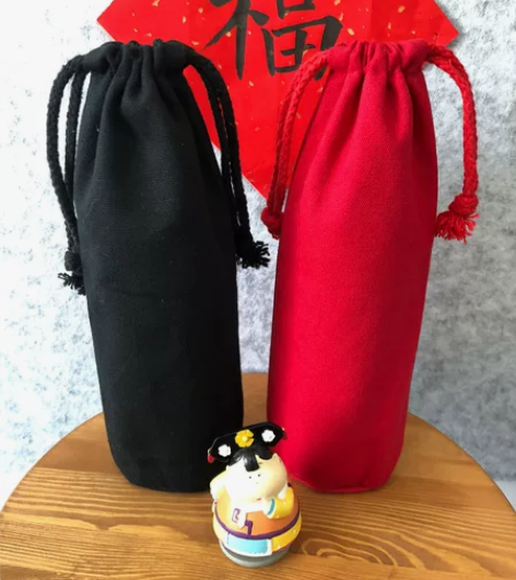 厚帆布圆底杯套收纳袋手袋 可以装各类杯子及...