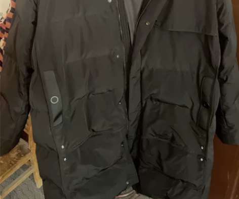 男士羽绒服,长款,6XL,一次没穿,低价出...
