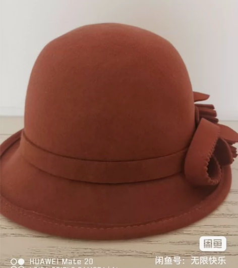 全新百分百羊毛小礼帽,品牌圣可尼。全场二件...