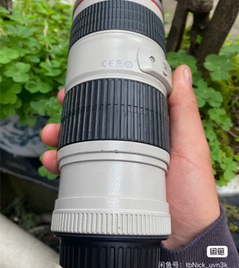 私人出售闲置佳能70-200f4光圈镜头一...