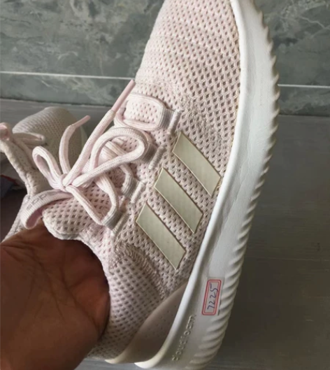 二手正品阿迪轻便透气休闲运动鞋38.5码 ...