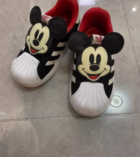 官方正品阿迪Adidas三叶草儿童鞋贝壳头...