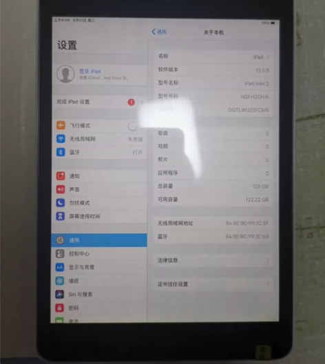 闲置平板iPadmini2 功能正常 屏幕...