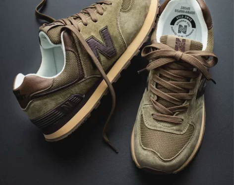 新百伦 真皮旗舰店官方正品574复古百搭休...