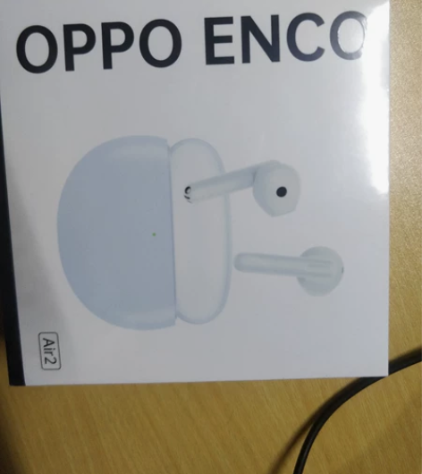 oppo enco air2，白色。京东旗...
