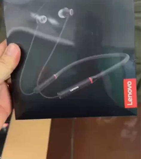 联想HE05X无线运动蓝牙耳机高品质有线颈...