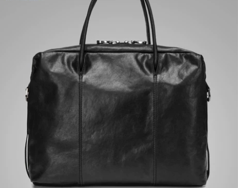 BFS男士手提包真皮公文包男韩版手拎包男商...