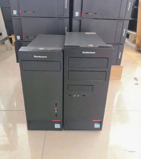 同城送货，包邮二手联想原装新款四核电脑主机...