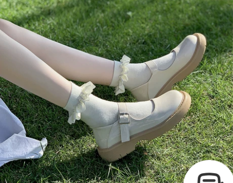 ins2021夏季新款玛丽珍鞋日系jk软妹...