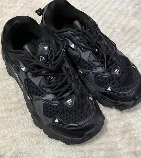 FILA 斐乐猫爪1代女鞋老爹鞋复古时尚轻...