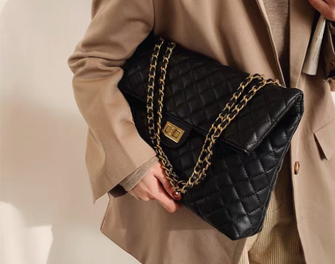 转卖菱格链条包包大容量女包2022新款潮百...