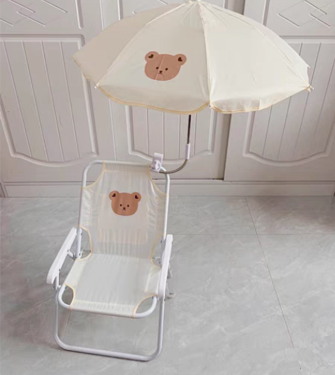 包邮韩国ins儿童沙滩椅子户外便携折叠椅带...