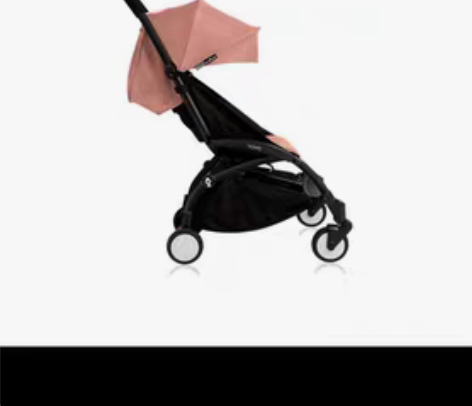 包邮yoyo伞车 图片上的桃粉色8新左右 ...