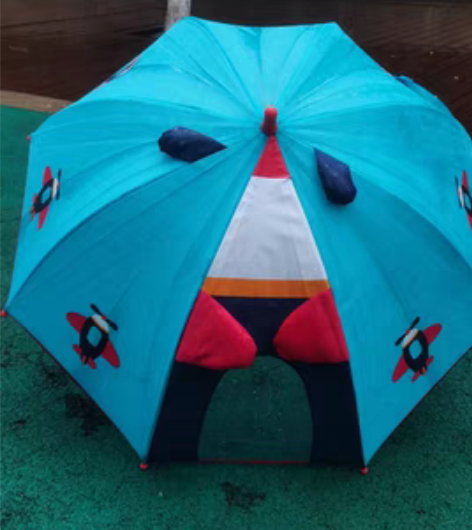 hugmii儿童雨伞 小飞机款，小朋友特别...
