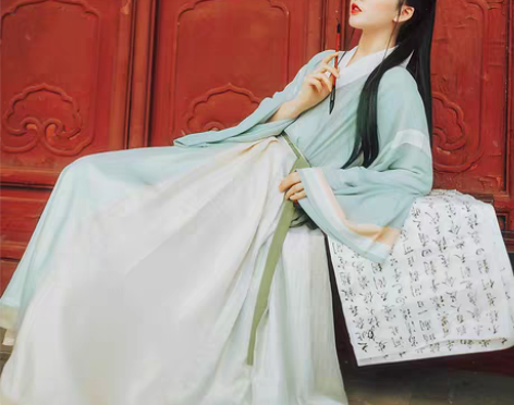 转卖【淡竹叶】花朝记汉服原创 魏晋制复原款...