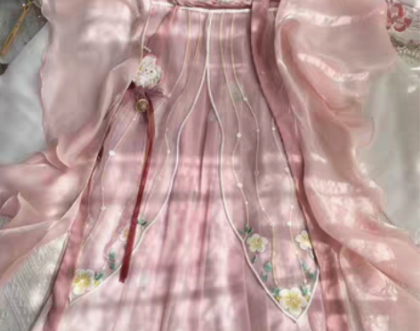 转卖玉术原创汉服女【春亦如期】齐胸襦裙对襟...