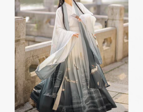 转卖滕王阁汉服女正品原创中国风晋制齐腰襦裙...