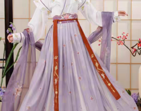 转卖玉术【一览芳华】原创汉服女唐褙子圆领衫...