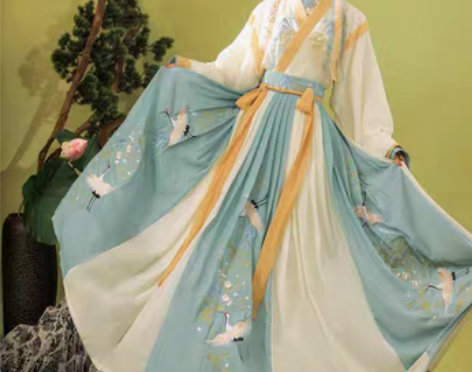 转卖【特卖节价】玉术原创汉服女羽集晋制齐腰...