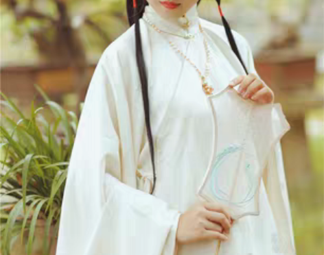 转卖兰若庭汉服太平有象秋冬圈金立领斜襟长袄...