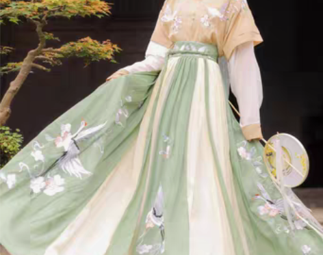 转卖【玉术汉服】【幽风】六米摆 内搭白色圆...