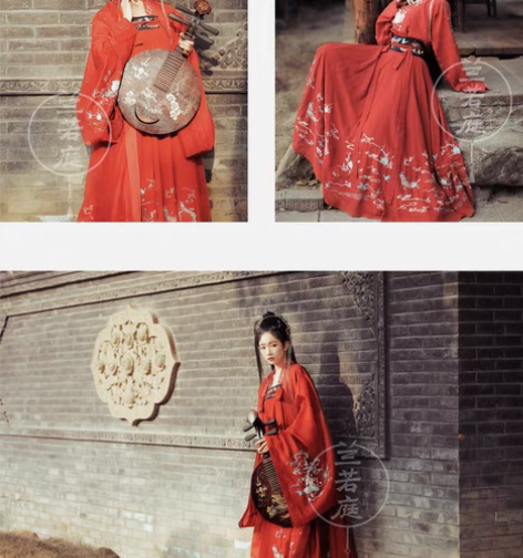 包邮兰若庭 汉服 花嫁 花神 花朝 齐腰 ...