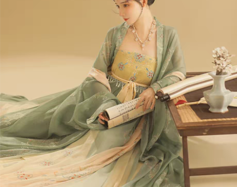 转卖桔屿 诃子裙【簪花】 M，穿一洗一，去...