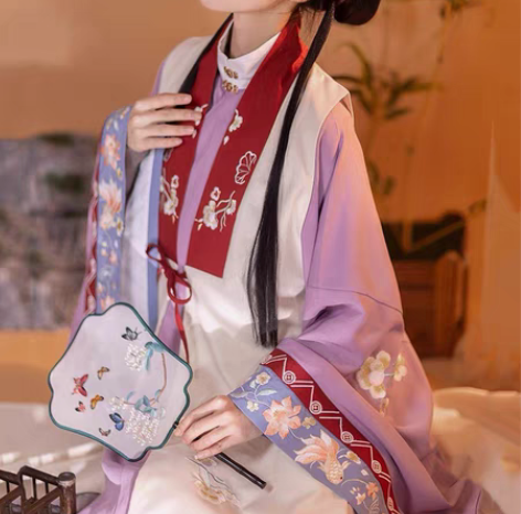 包邮桔屿原创汉服女【凡尘赋】明制立领长袄比...
