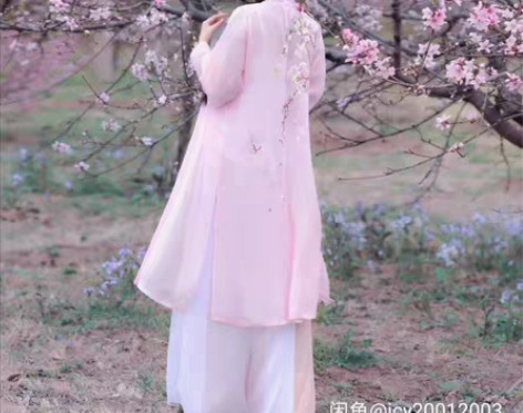 转卖如梦霓裳  褙子 如梦霓裳汉服宋制长褙...