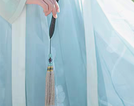 转卖如梦霓裳汉服女装花神系列对襟襦裙水仙印...